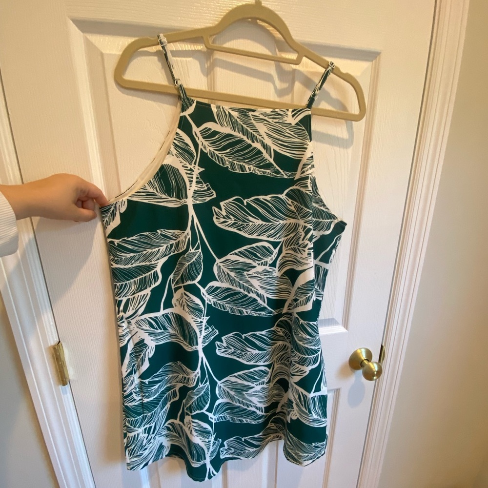Blooming Jelly tropical print lined dress